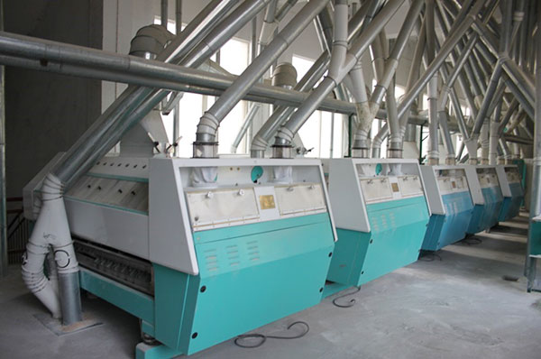 面粉加工設備清粉機車間(圖1) 面粉加工設備清粉機車間(圖1)